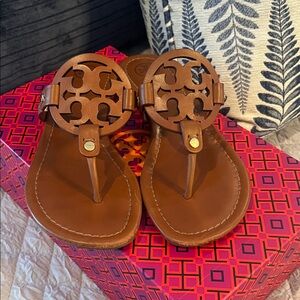Tory Burch Tan Miller Sandals